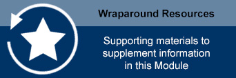 Wraparound Resources. Supporting materials to supplement information in this module.